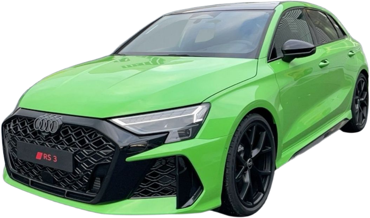 Audi RS3 Sportback quattro per noleggio breve termine